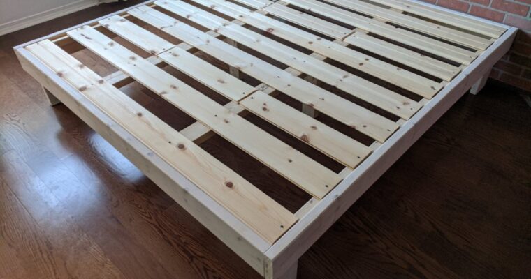How to build a king-size platform bed under $100