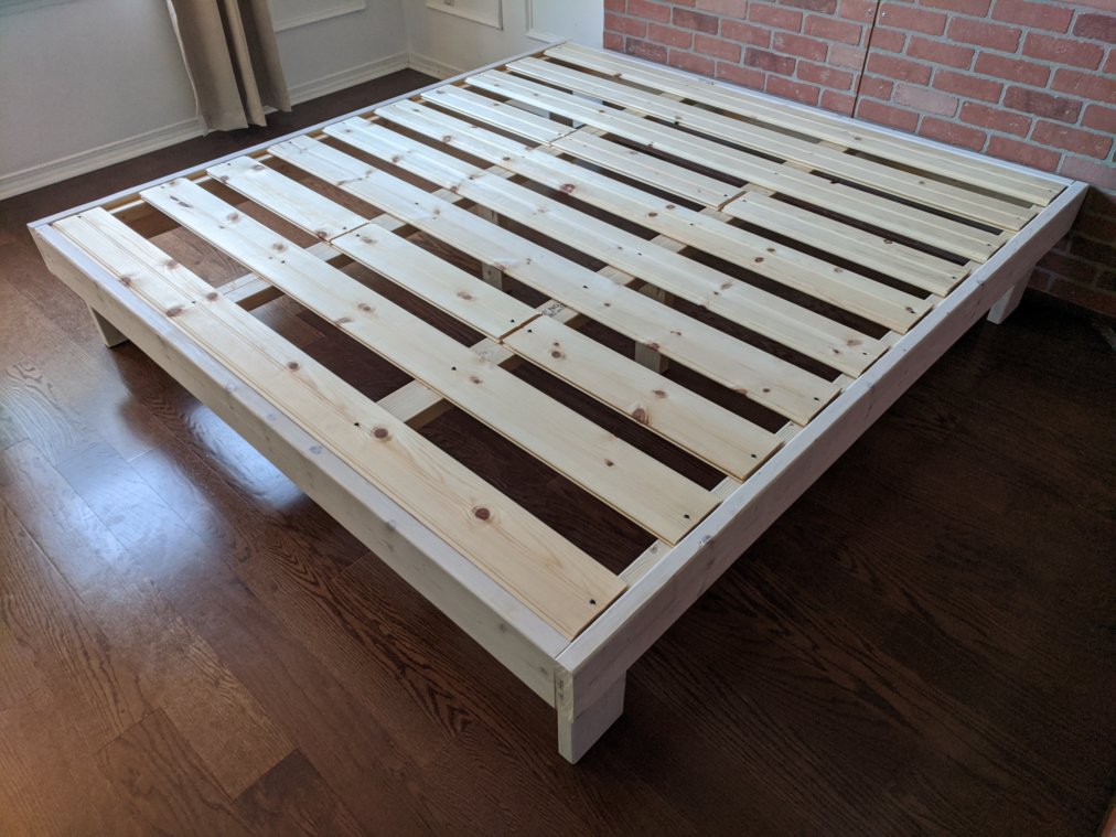 How to build a king-size platform bed under $100 – Twin Civet
