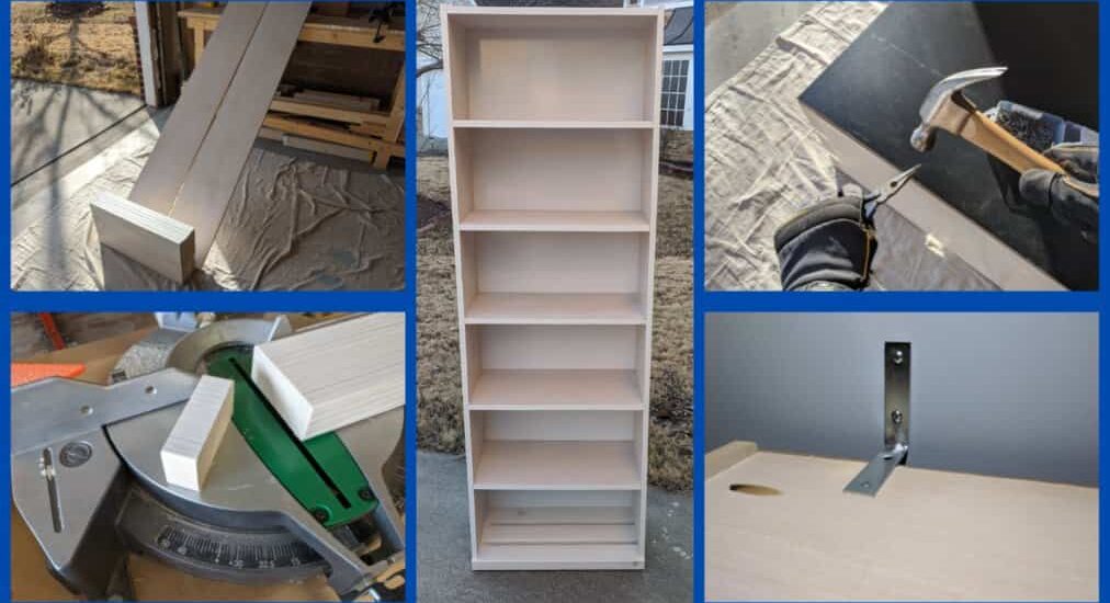 How to make a DIY bookshelf at home: easy plan for bookcases and standing shelves