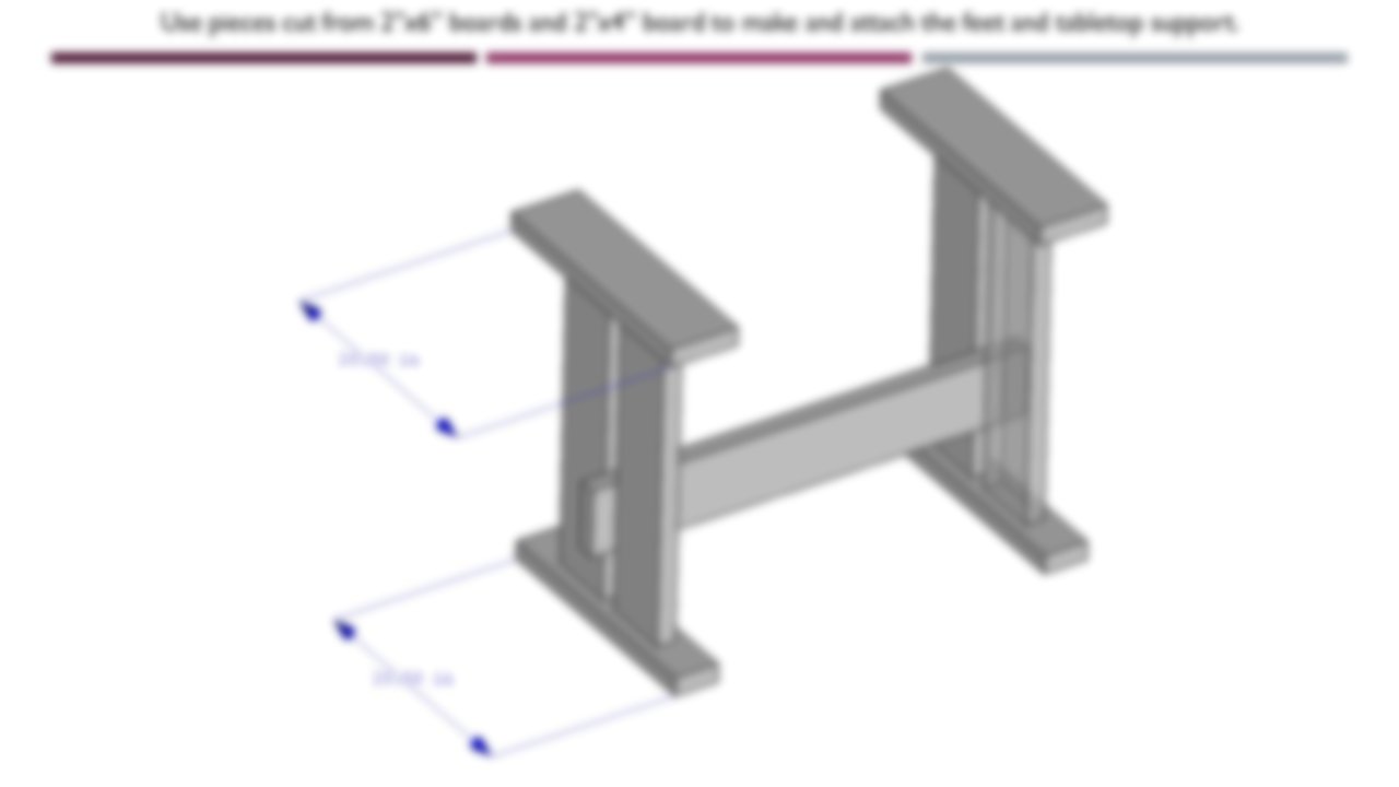 Plan For Farmhouse Kitchen Table Twin Civet   FarmhouseTablePlan0004 